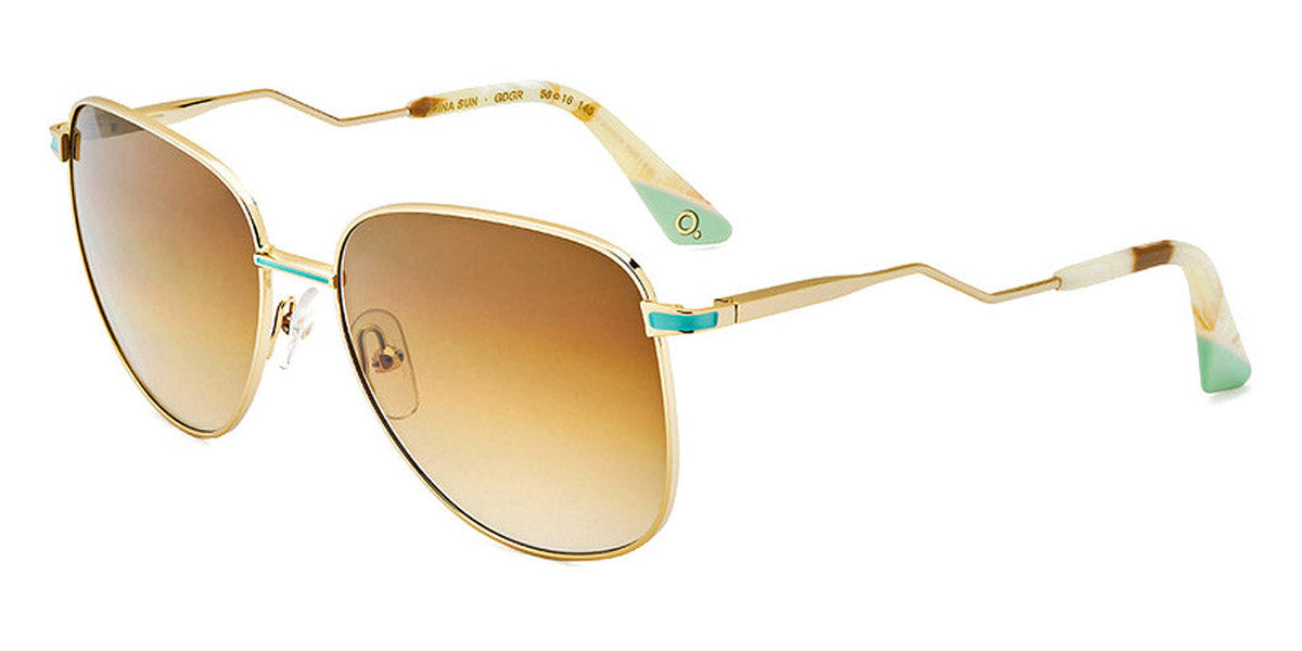 Etnia Barcelona® MINA SUN 4 MINA 56S GDGR - GDGR Gold/Green Sunglasses