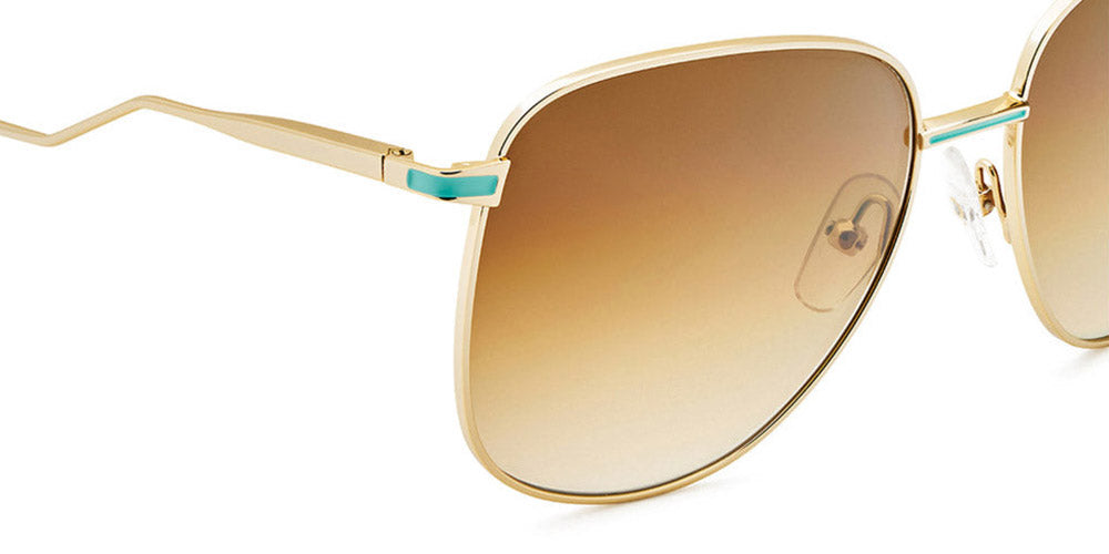 Etnia Barcelona® MINA SUN 4 MINA 56S GDGR - GDGR Gold/Green Sunglasses