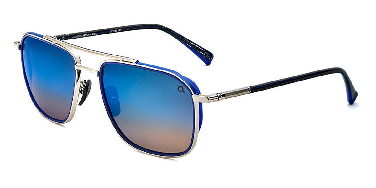 Etnia Barcelona® MUNGER MOSS SUN 4 MUNGER 57S SLBL - SLBL Silver/Blue Sunglasses