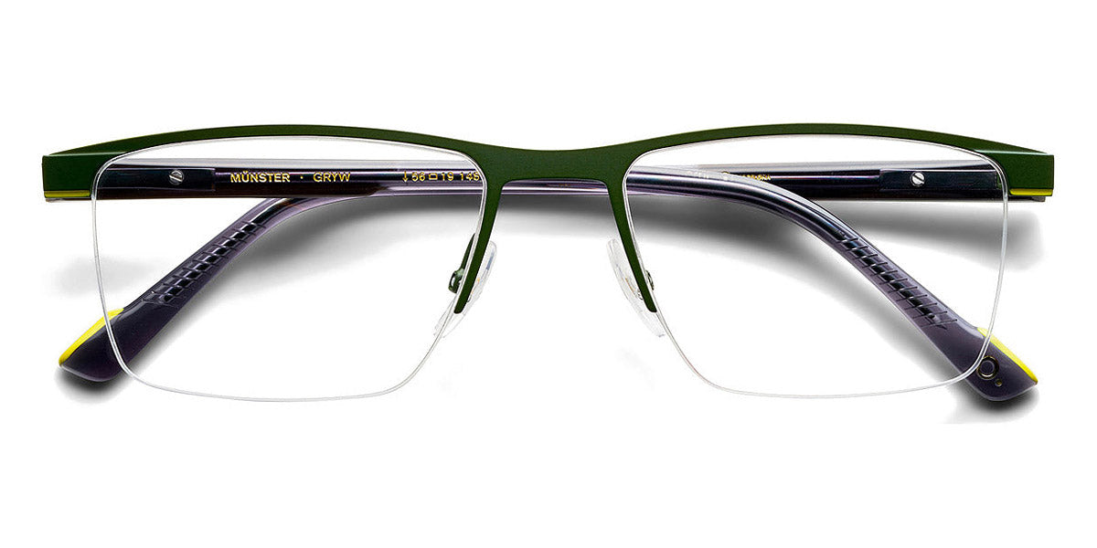 Etnia Barcelona® MUNSTER 4 MUNSTE 54O GRYW 54 - GRYW Green/Yellow Eyeglasses