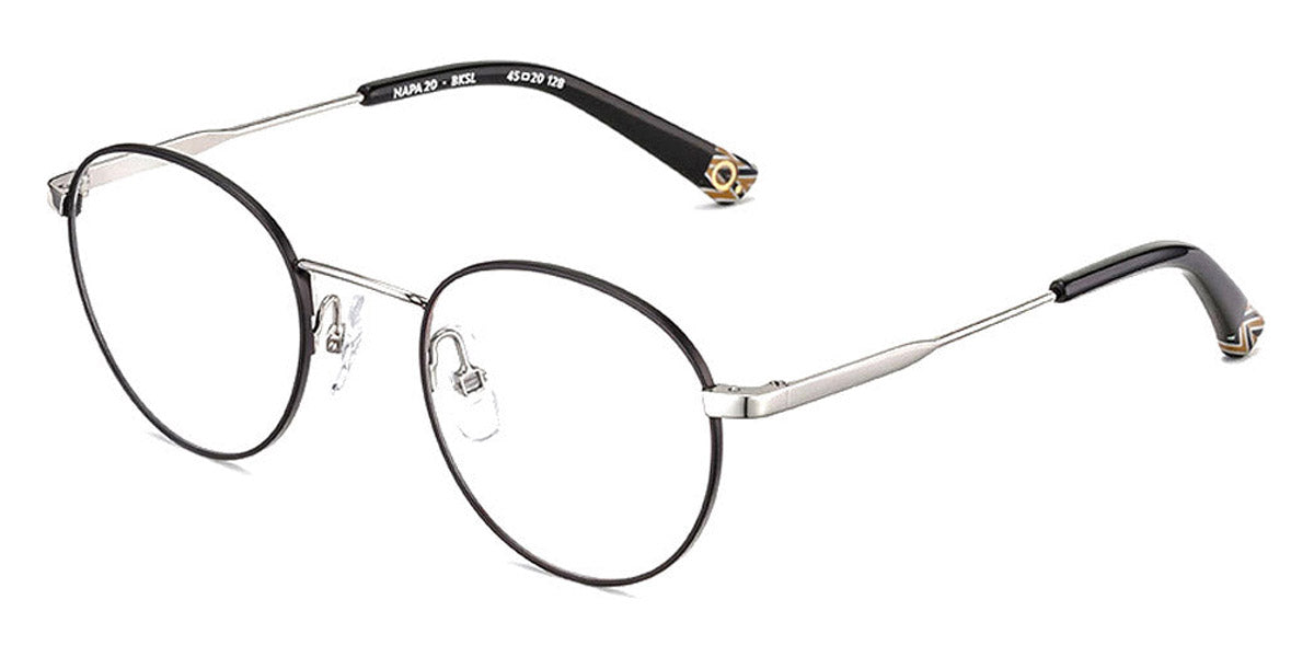 Etnia Barcelona® NAPA 20 4 NAPA20 45O BKSL - BKSL Black/Silver Eyeglasses