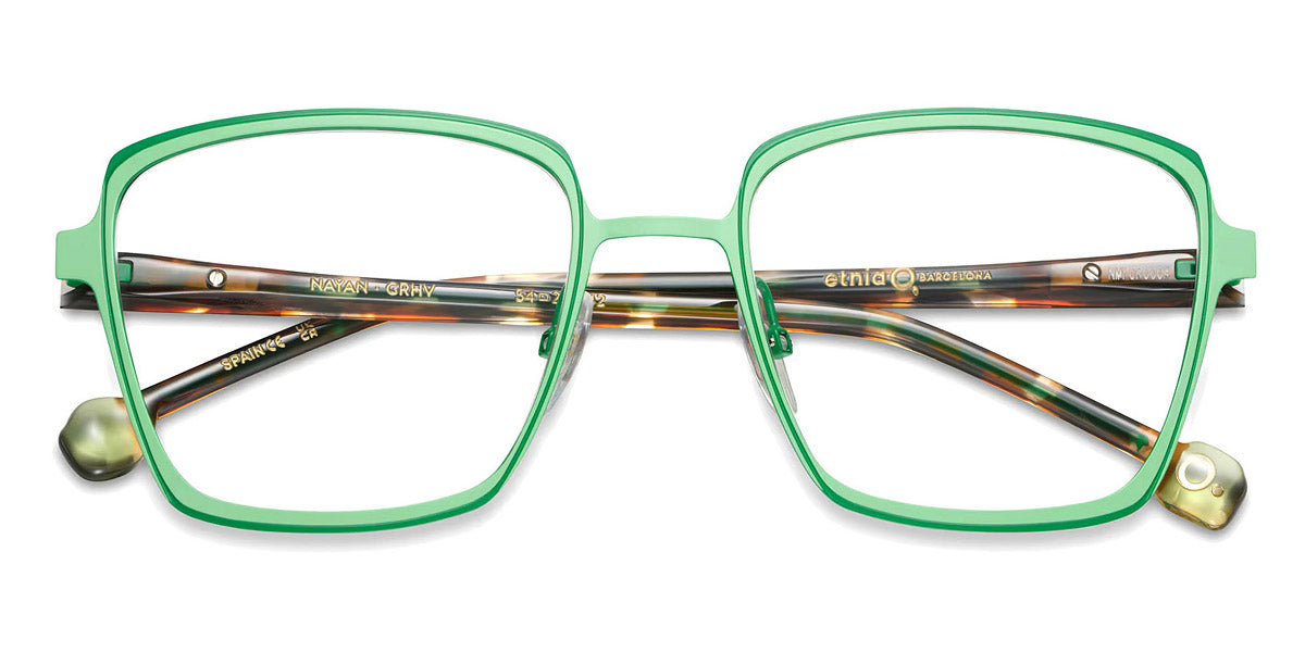 Etnia Barcelona® Nayan ETB 4 NAYAN 54O GRHV - GRHV Green/Havana Eyeglasses