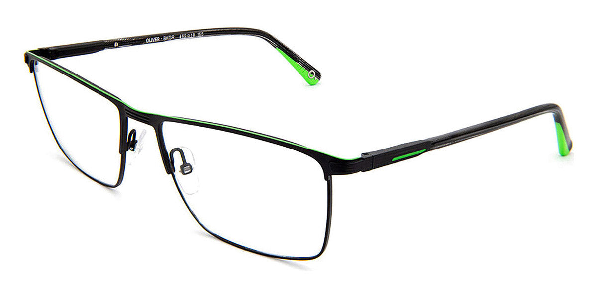 Etnia Barcelona® OLIVER 4 OLIVER 56O BKGR 56 - BKGR Black/Green Eyeglasses