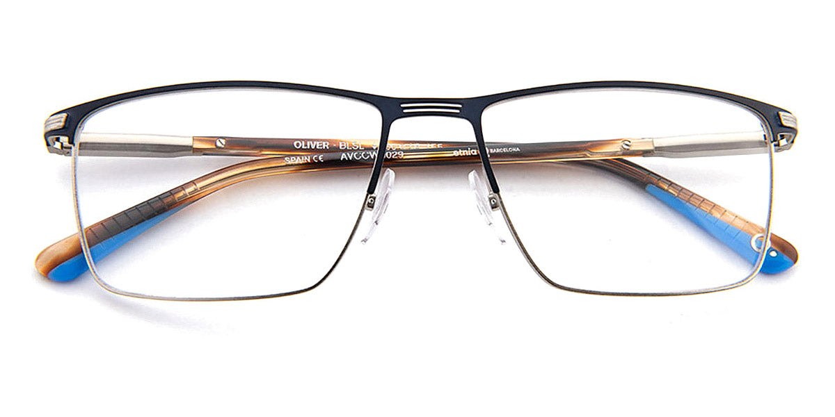 Etnia Barcelona® OLIVER 4 OLIVER 56O BLSL 56 - BLSL Blue/Silver Eyeglasses