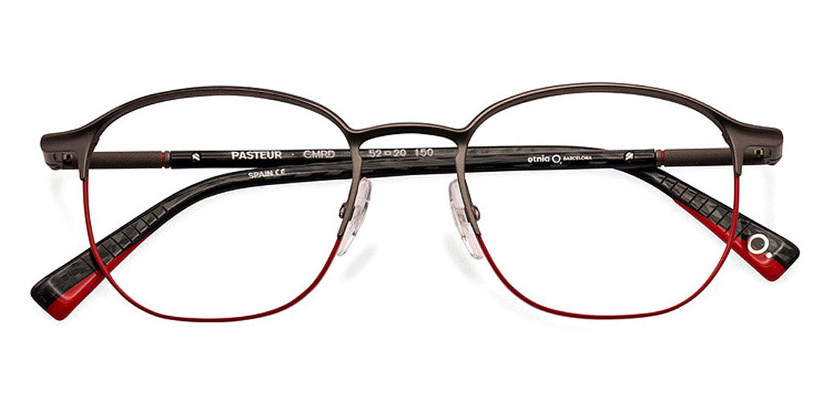 Etnia Barcelona® PASTEUR 52 4 PASTEU 52O GMRD - GMRD Gray/Red Eyeglasses