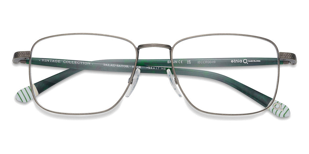 Etnia Barcelona® PALAU-SATOR 4 PSATOR 54O SLGR - SLGR Silver/Green Eyeglasses