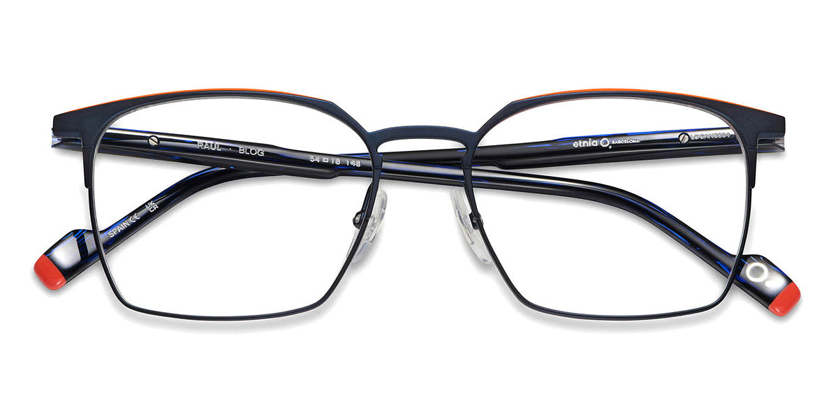 Etnia Barcelona® Raul ETB 4 RAUL 54O BLOG - BLOG Blue/Orange Eyeglasses