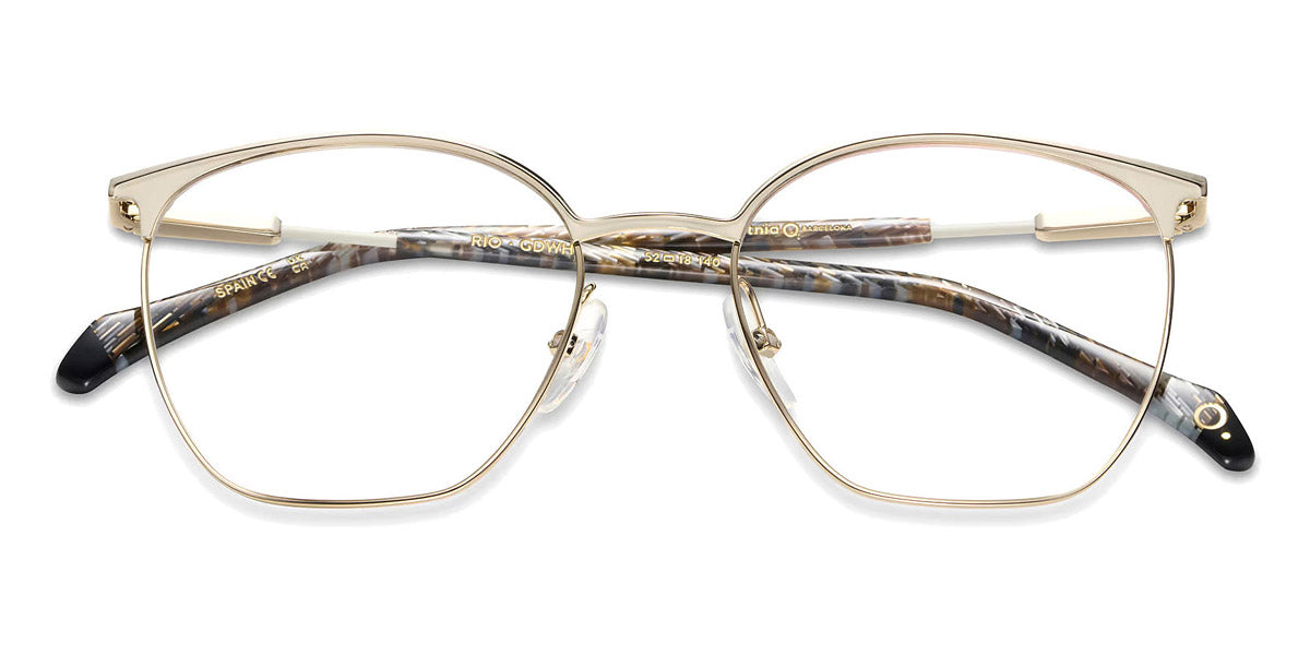 Etnia Barcelona® Rio ETB 4 RIO 52O GDWH - GDWH Gold/White Eyeglasses