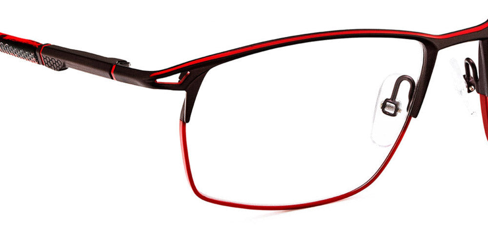 Etnia Barcelona® SACHSENRING 4 SACHSE 56O GMRD - GMRD Gray/Red Eyeglasses