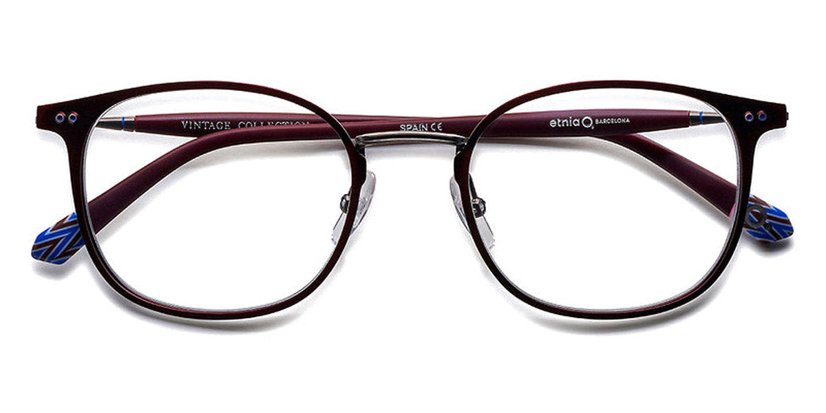 Etnia Barcelona® SALVADOR 4 SALVAD 52O SLBX - SLBX Silver/Maroon Eyeglasses