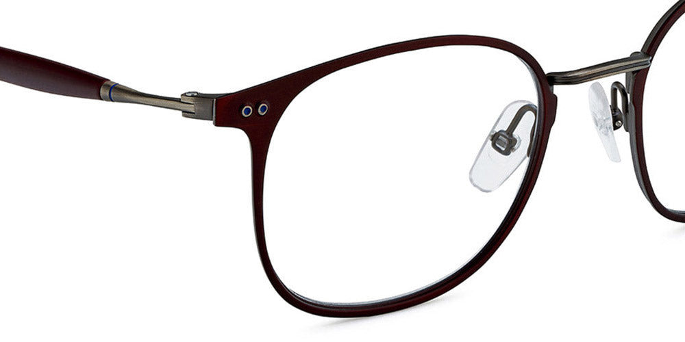 Etnia Barcelona® SALVADOR 4 SALVAD 52O SLBX - SLBX Silver/Maroon Eyeglasses