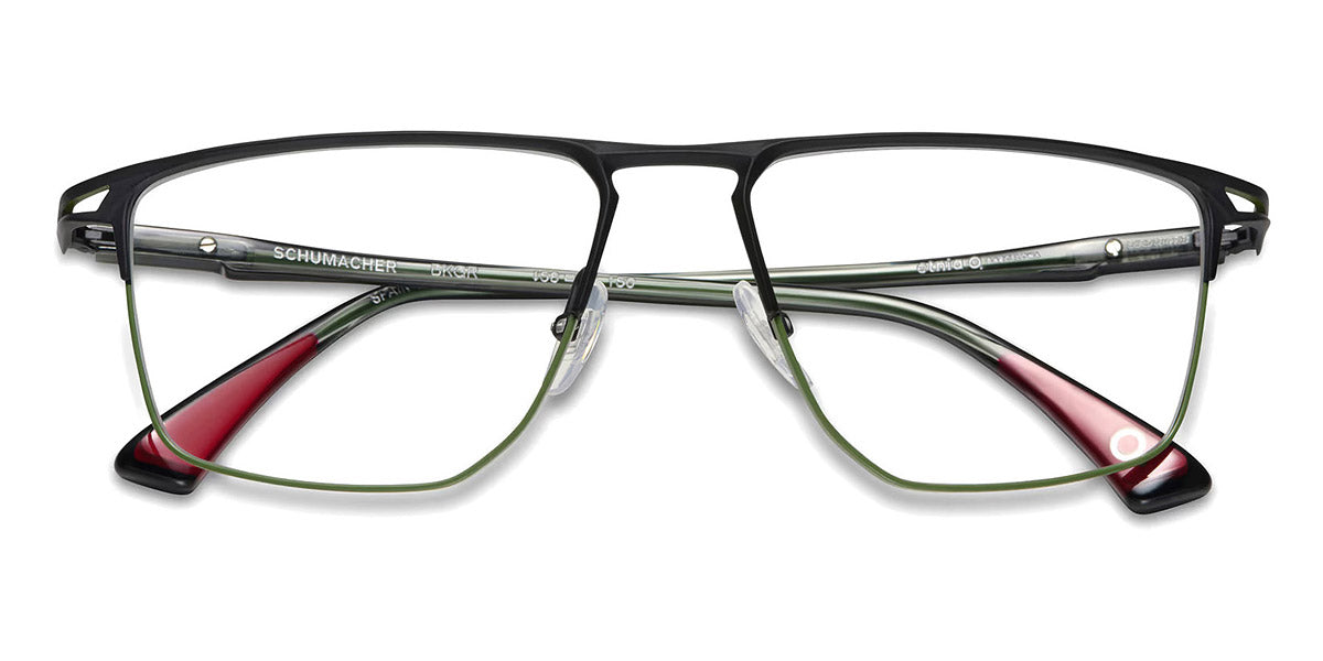 Etnia Barcelona® Schumacher ETB 4 SCHUMA 58O BKGR - BKGR Black/Green Eyeglasses