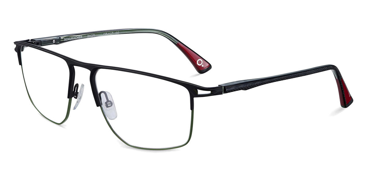 Etnia Barcelona® Schumacher ETB 4 SCHUMA 58O BKGR - BKGR Black/Green Eyeglasses