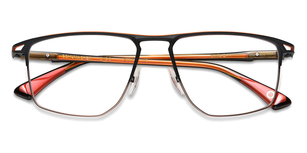 Etnia Barcelona® Schumacher ETB 4 SCHUMA 58O BKOG - BKOG Black/Orange Eyeglasses