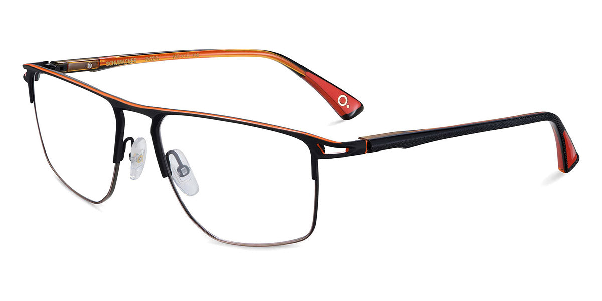 Etnia Barcelona® Schumacher ETB 4 SCHUMA 58O BKOG - BKOG Black/Orange Eyeglasses