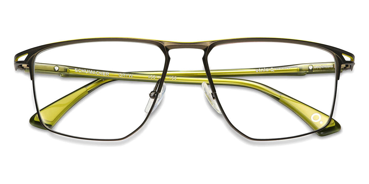 Etnia Barcelona® Schumacher ETB 4 SCHUMA 58O GRYW - GRYW Green/Yellow Eyeglasses