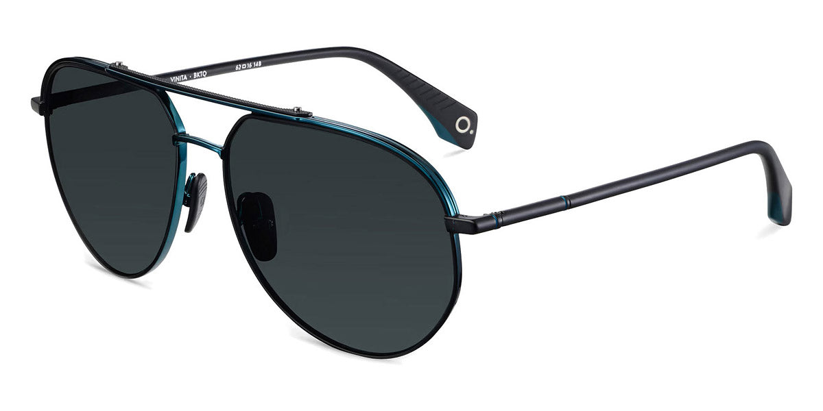 Etnia Barcelona® Vinita ETB 4 VINITA 62S BKTQ - BKTQ Black/Blue Sunglasses