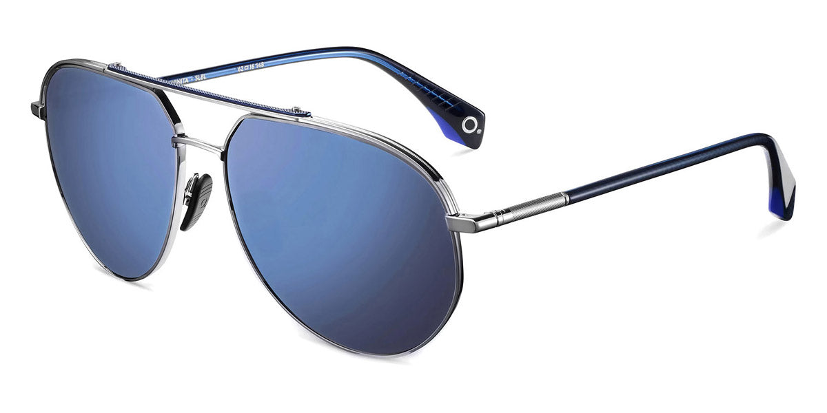 Etnia Barcelona® Vinita ETB 4 VINITA 62S SLBL - SLBL Silver/Blue Sunglasses