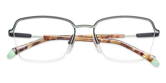 Etnia Barcelona® Yoki ETB 4 YOKI 54O BKGR - BKGR Black/Green Eyeglasses