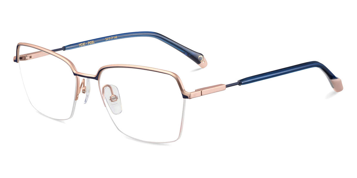 Etnia Barcelona® Yoki ETB 4 YOKI 54O PGBL - PGBL Pinkgold/Blue Eyeglasses