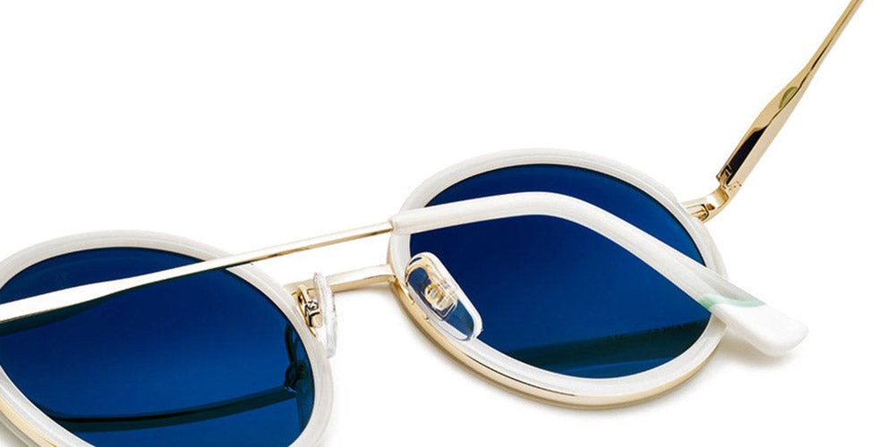 Etnia Barcelona® ALMAGRO 21 5 ALMA21 51S WHGD - WHGD White/Gold Sunglasses