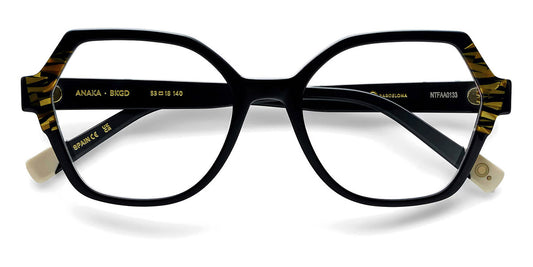 Etnia Barcelona® Anaka ETB 5 ANAKA 53O BKGD - BKGD Black/Gold Eyeglasses