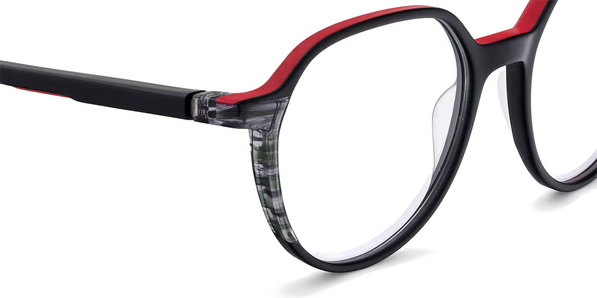 Etnia Barcelona® Andy ETB 5 ANDY 50O BKRD - BKRD Black/Red Eyeglasses