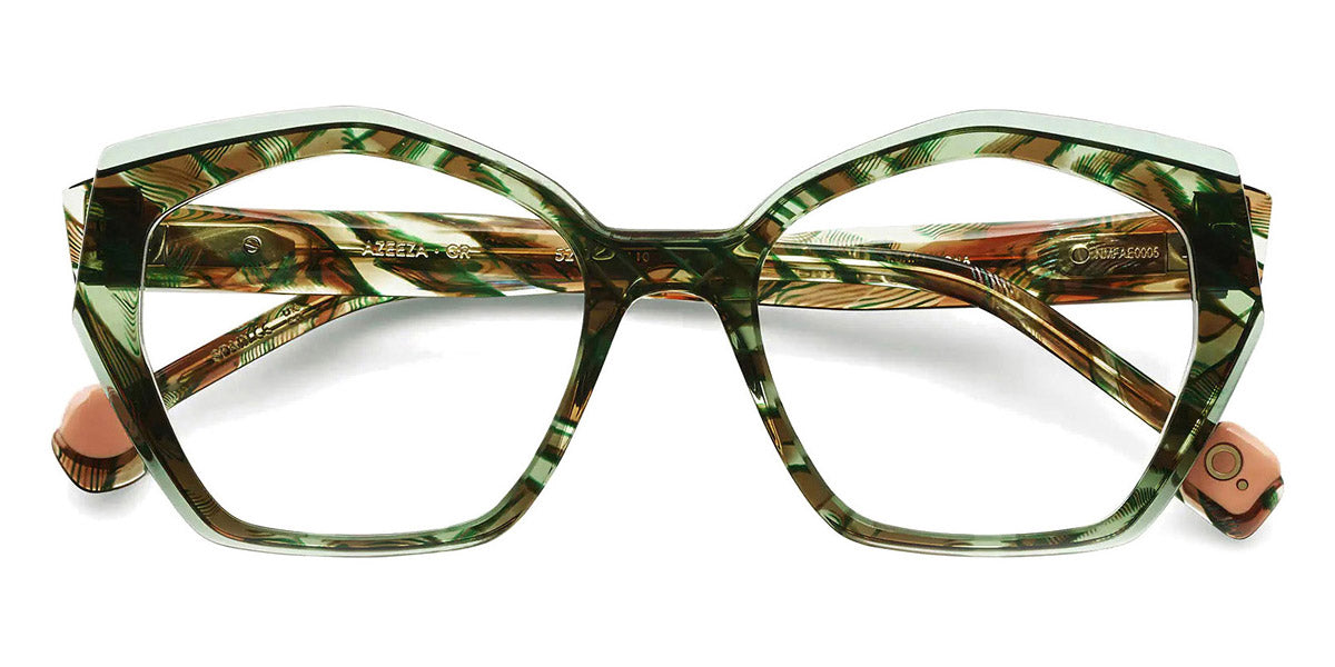 Etnia Barcelona® Azeeza ETB 5 AZEEZA 52O GR - GR Green Eyeglasses