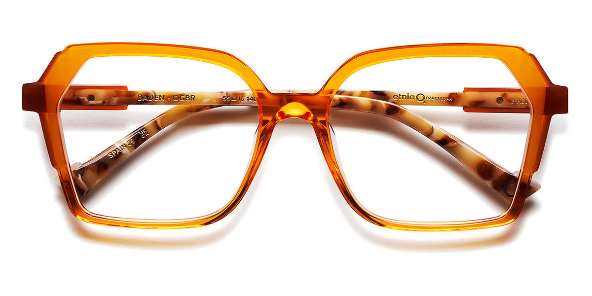 Etnia Barcelona® BADEN 5 BADEN 55O OGBR - OGBR Orange/Brown Eyeglasses