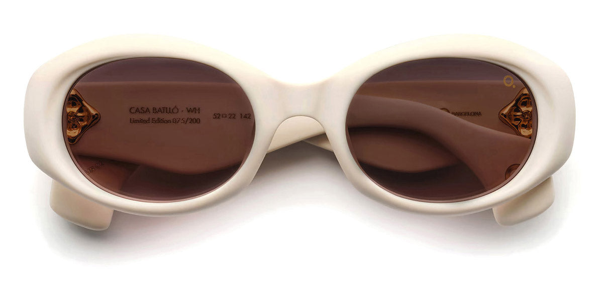 Etnia Barcelona® Casa Batllo ETB 5 BATLLO 52S WH - WH White Sunglasses