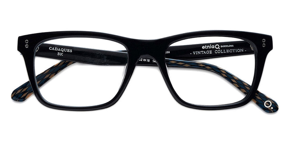 Etnia Barcelona® CADAQUES 5 CADAQU 52O BK - BK Black Eyeglasses