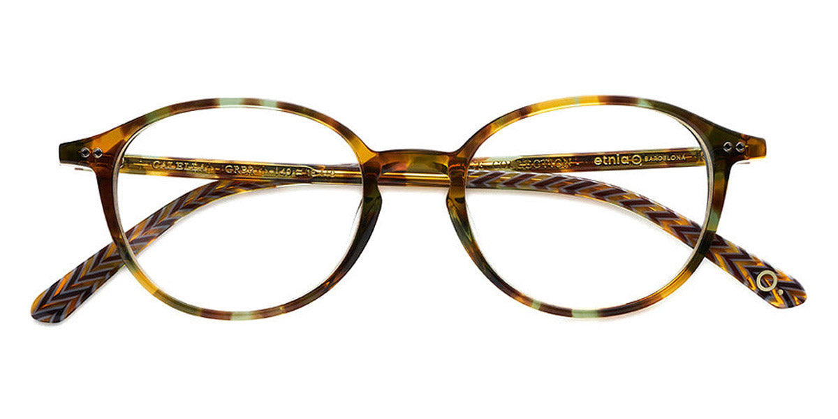 Etnia Barcelona® CALELLA 5 CALELL 49O GRBR - GRBR Green/Brown Eyeglasses