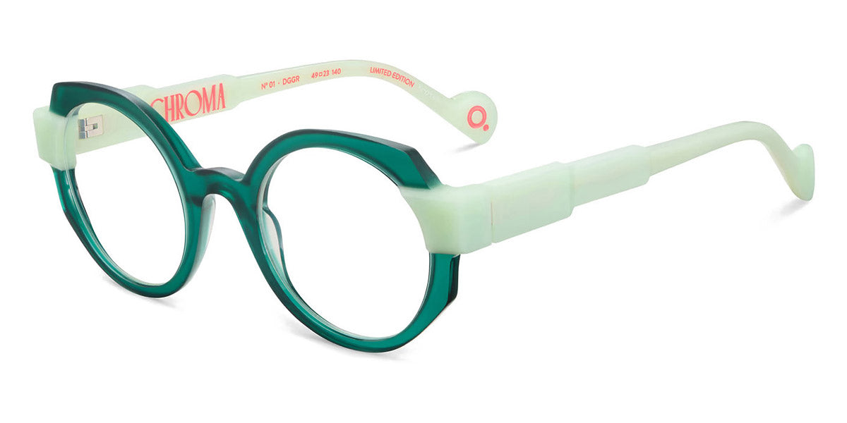 Etnia Barcelona® Chroma N01 ETB 5 CHR001 49O DGGR - DGGR Green/Green Eyeglasses