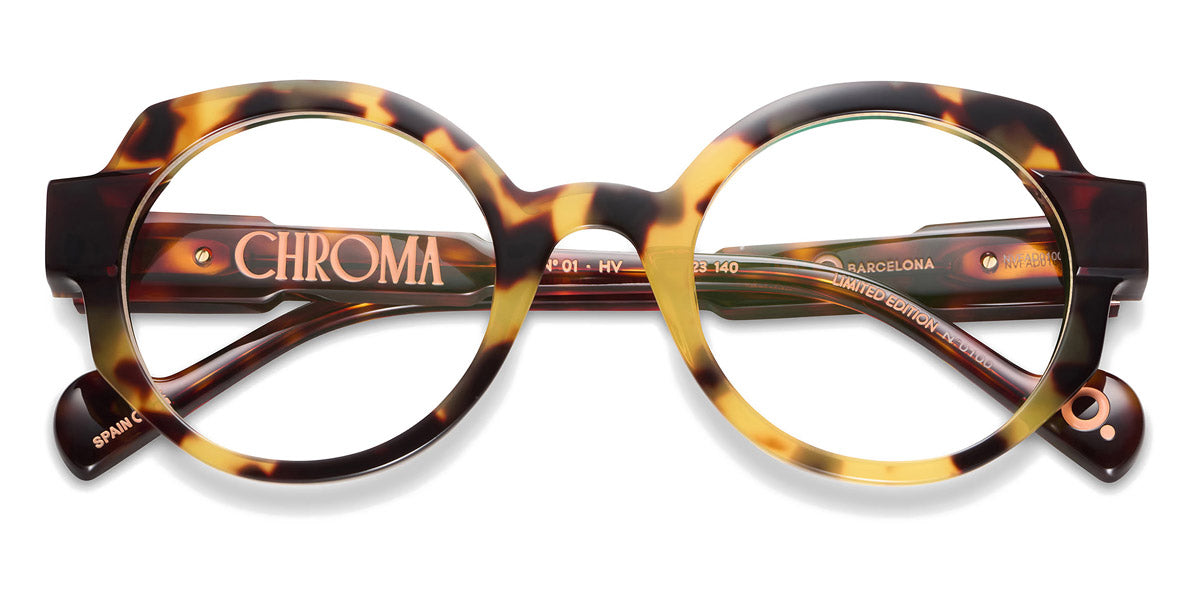 Etnia Barcelona® Chroma N01 ETB 5 CHR001 49O HV - HV Havana Eyeglasses