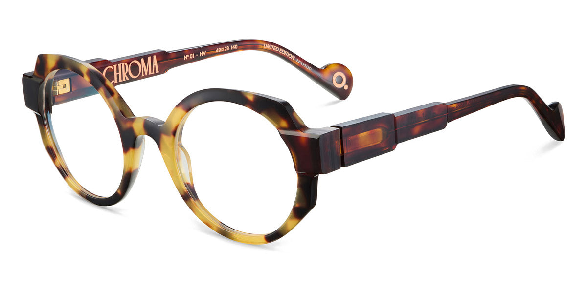 Etnia Barcelona® Chroma N01 ETB 5 CHR001 49O HV - HV Havana Eyeglasses