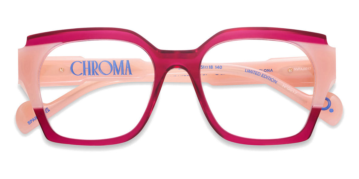 Etnia Barcelona® Chroma N02 ETB 5 CHR002 51O BXPK - BXPK Red/Pink Eyeglasses