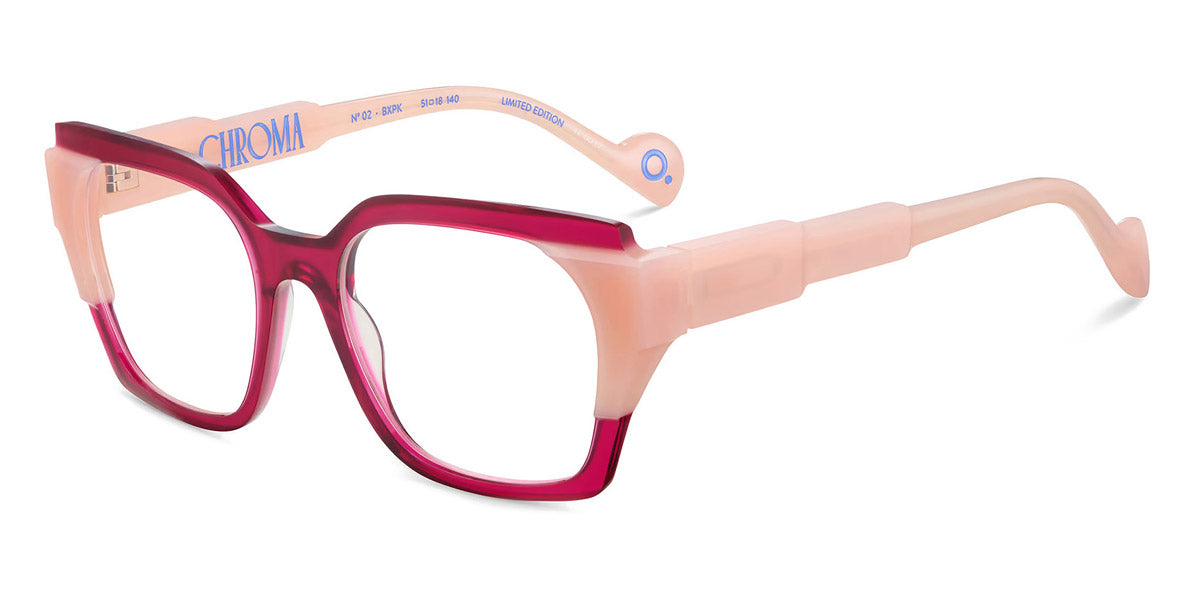 Etnia Barcelona® Chroma N02 ETB 5 CHR002 51O BXPK - BXPK Red/Pink Eyeglasses