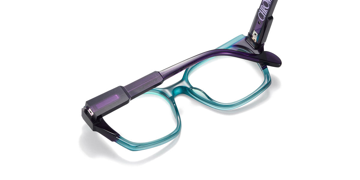 Etnia Barcelona® Chroma N02 ETB 5 CHR002 51O TQPU - TQPU Blue/Purple Eyeglasses