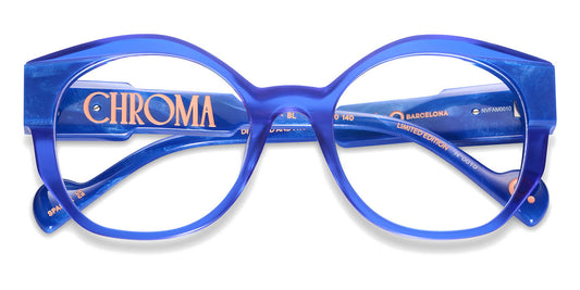 Etnia Barcelona® Chroma N03 ETB 5 CHR003 52O BL - BL Blue Eyeglasses