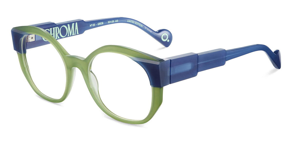 Etnia Barcelona® Chroma N03 ETB 5 CHR003 52O GRDB - GRDB Green/Blue Eyeglasses