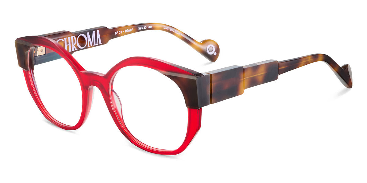 Etnia Barcelona® Chroma N03 ETB 5 CHR003 52O RDHV - RDHV Red/Havana Eyeglasses