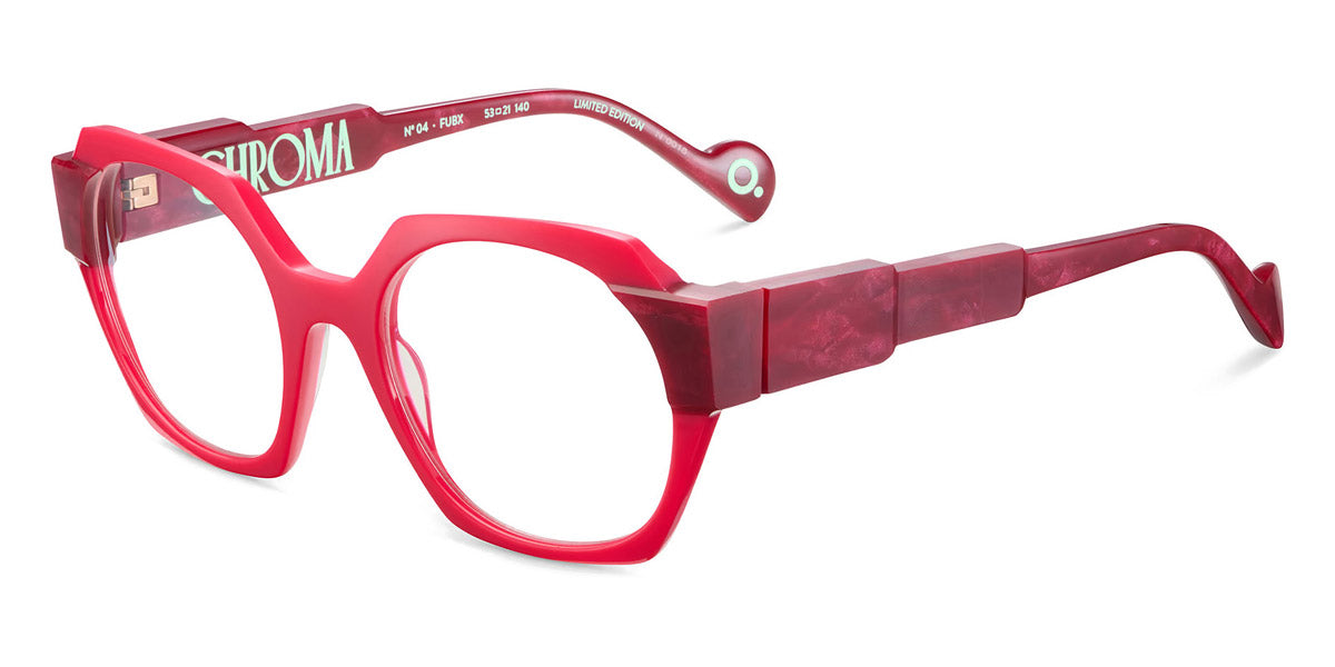 Etnia Barcelona® Chroma N04 ETB 5 CHR004 53O FUBX - FUBX Pink/Red Eyeglasses