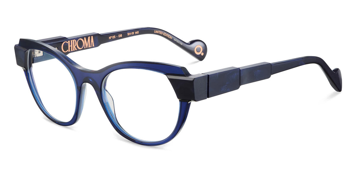 Etnia Barcelona® Chroma N05 ETB 5 CHR005 51O DB - DB Blue Eyeglasses