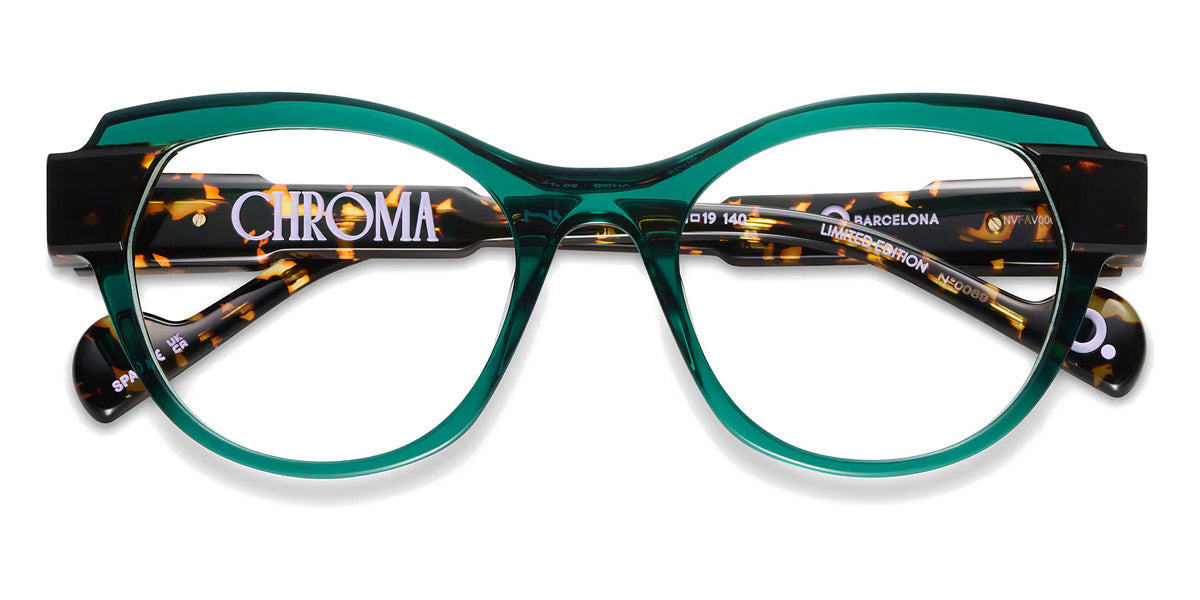 Etnia Barcelona® Chroma N05 ETB 5 CHR005 51O DGHV - DGHV Green/Havana Eyeglasses