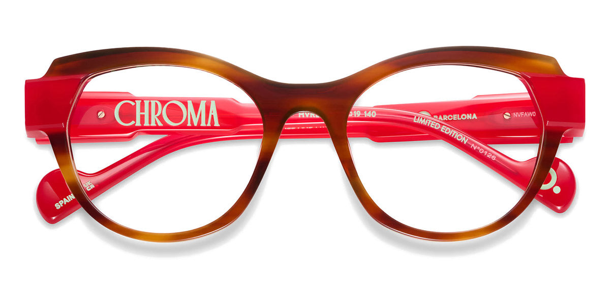 Etnia Barcelona® Chroma N05 ETB 5 CHR005 51O HVRD - HVRD Havana/Red Eyeglasses