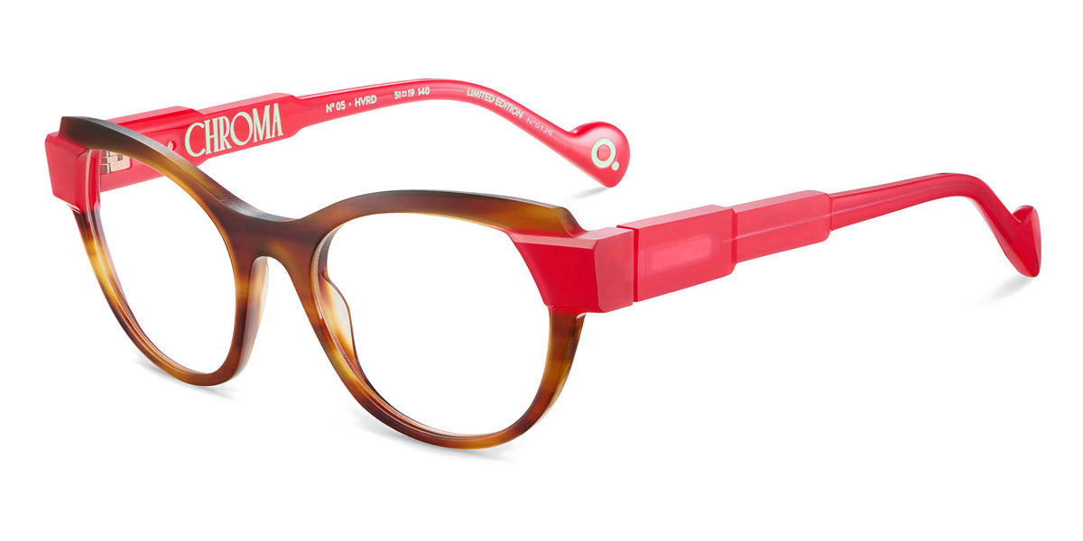 Etnia Barcelona® Chroma N05 ETB 5 CHR005 51O HVRD - HVRD Havana/Red Eyeglasses