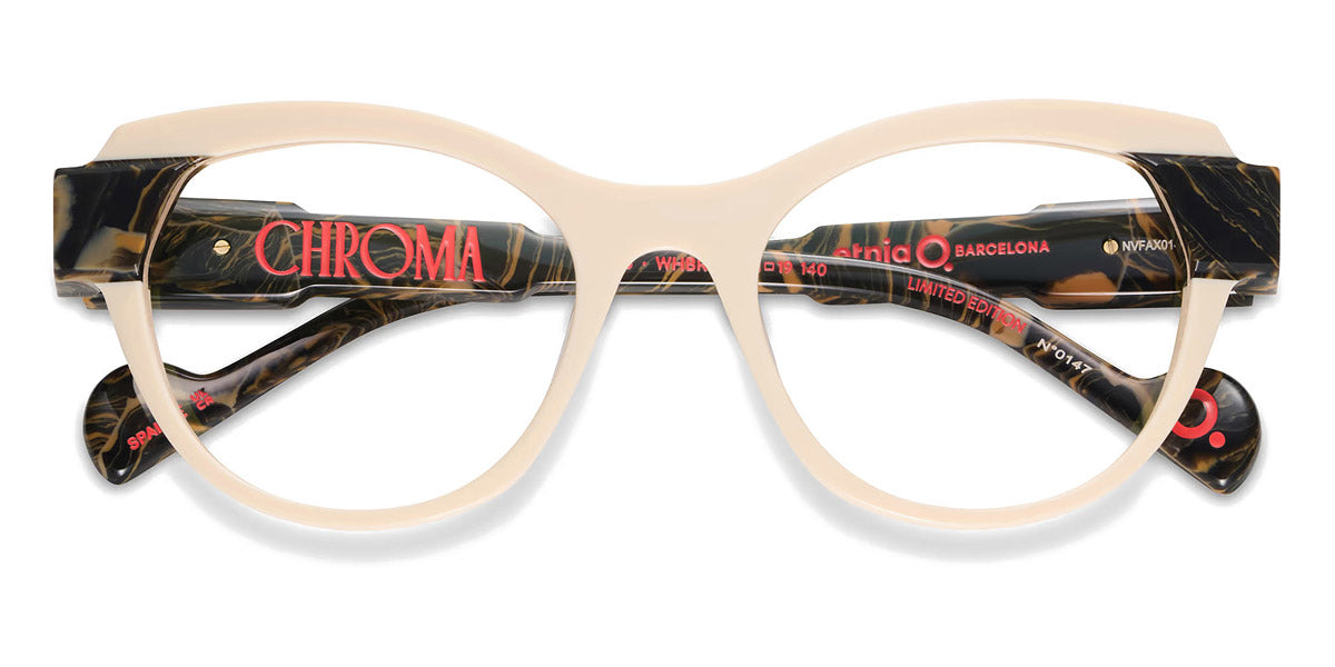 Etnia Barcelona® Chroma N05 ETB 5 CHR005 51O WHBR - WHBR White/Brown Eyeglasses