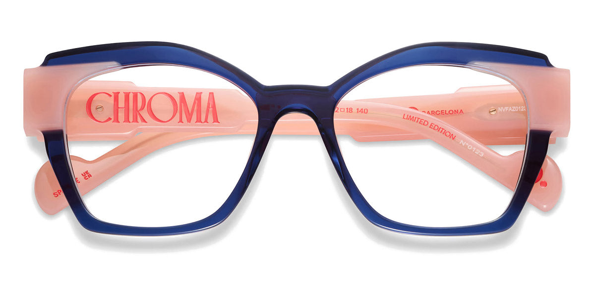 Etnia Barcelona® Chroma N06 ETB 5 CHR006 52O DBPK - DBPK Blue/Pink Eyeglasses