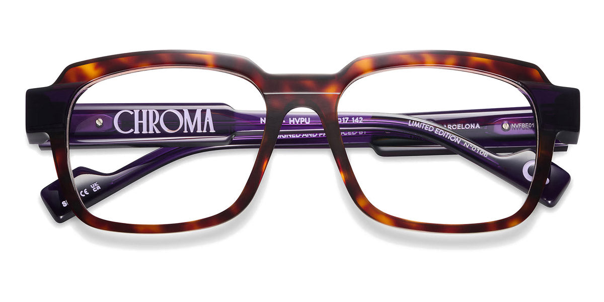 Etnia Barcelona® Chroma N07 ETB 5 CHR007 54O HVPU - HVPU Havana/Purple Eyeglasses