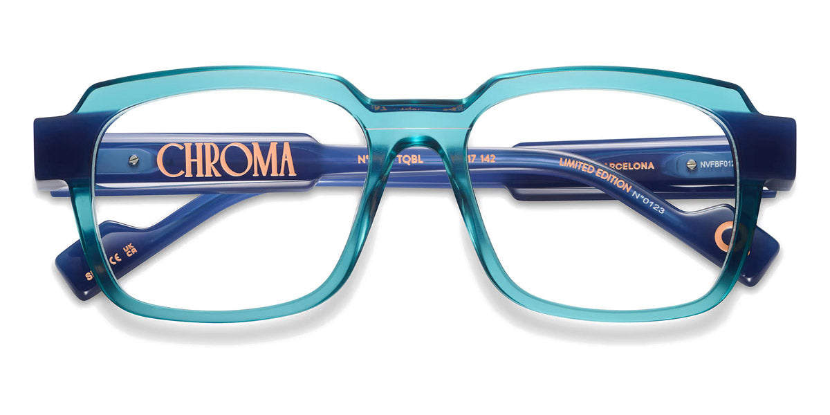 Etnia Barcelona® Chroma N07 ETB 5 CHR007 54O TQBL - TQBL Blue/Blue Eyeglasses